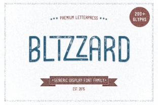 Blizzard: A Font That Makes Your Crafted Products Stand Out