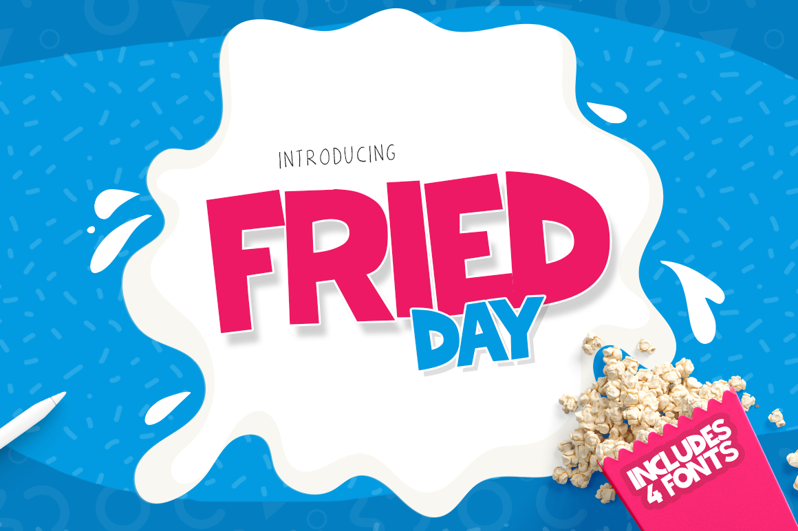 Bring Charm to Your Handmade Creations with Fried Day Family Font