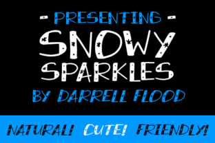 Bringing Winter Charm to Branding with Snowy Sparkles Font