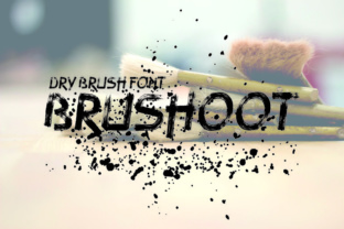 Brushoot: A Modern Grunge Font for Editorial Voice