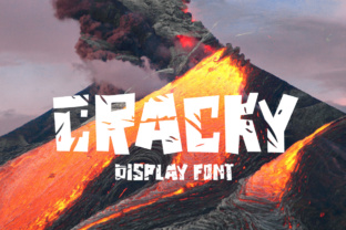 Cracky: A Torn Font with Handcrafted Edge