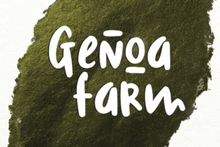 Crafting a Personal Brand with Genoa Farm Font