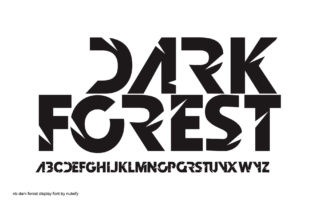 Dark Forest: The Bold Display Font for Impactful Marketing