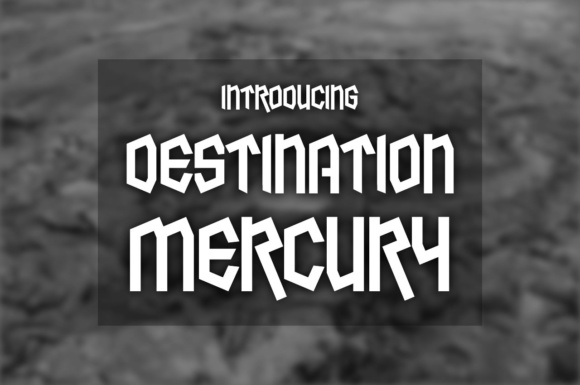 Destination Mercury: A Unique Font for Bold Campaigns