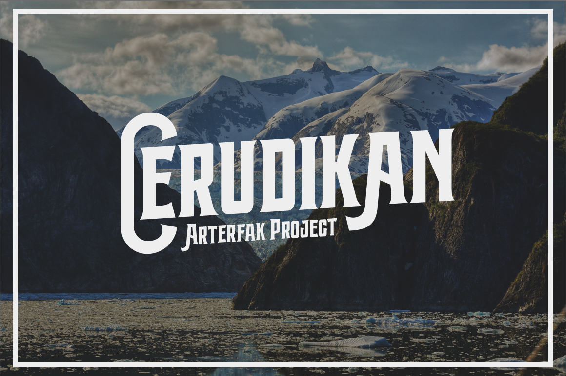 Discover Cerudikan: A Bold and Retro Display Font