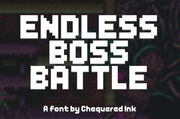 Endless Boss Battle: A Font For The Editorial Encounter