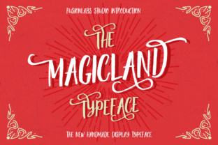 Magicland Font: A Rustic Display Typeface for Digital Design
