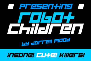 Robot Children Typeface: A Bold and Beautiful Pixel Font Review