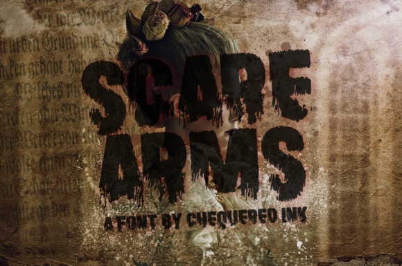 Scare Arms: A Creepy Font for Bold Editorial Design
