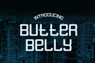 The Butter Belly Font in Editorial Design