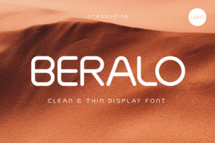Transform Your Brand with Beralo Light: A Modern Display Font