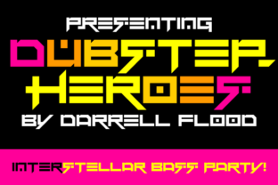 Unleash Creativity with Dubstep Heroes Font