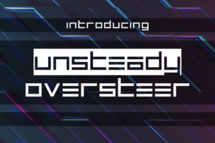 Unsteady Overseer: A Futuristic Font for Editorial Mood